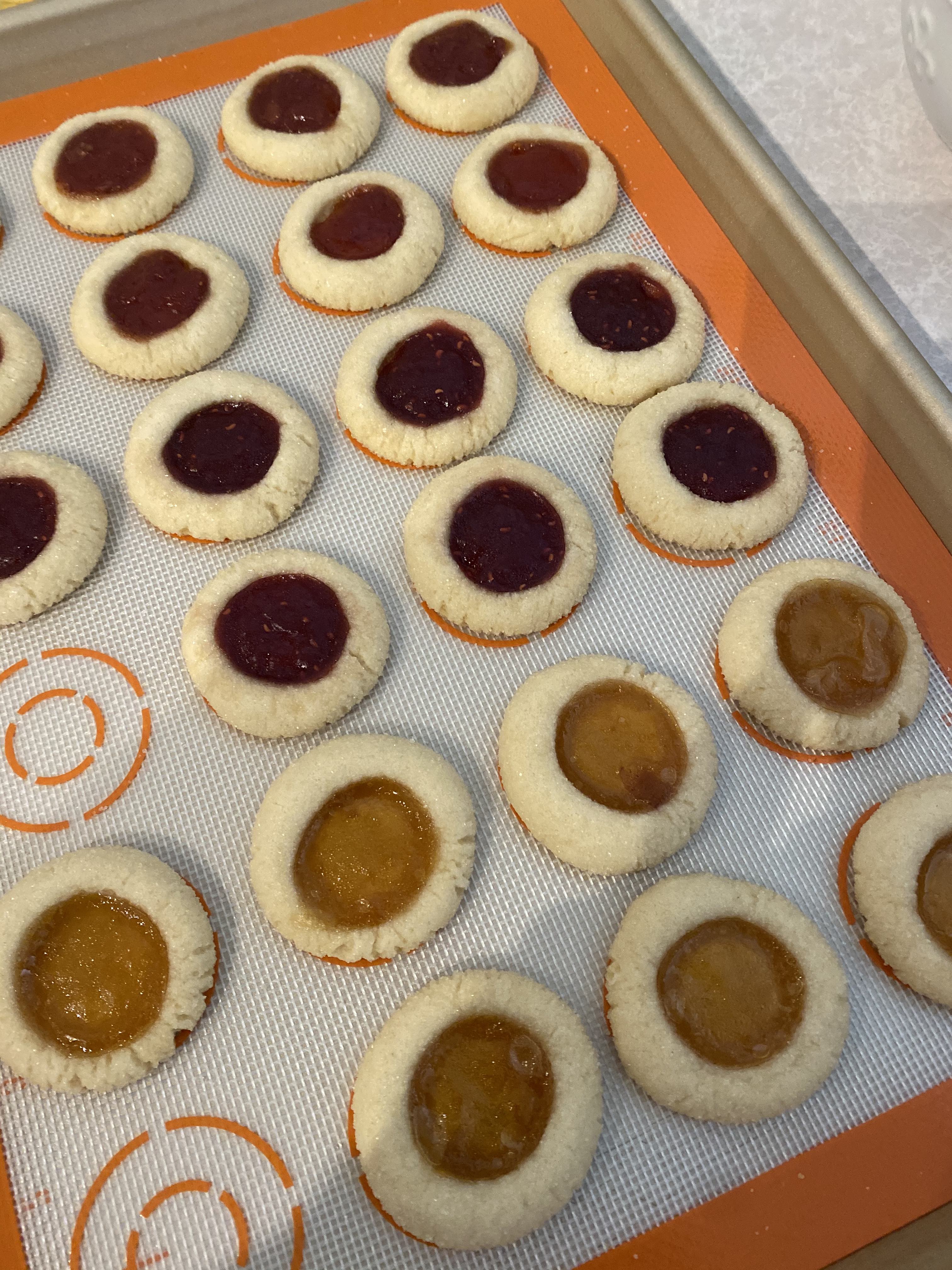 Jelly Thumbprint Cookies